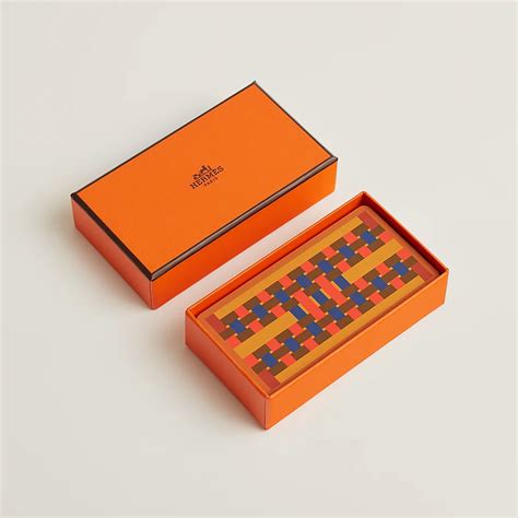 Hermes tissage cards